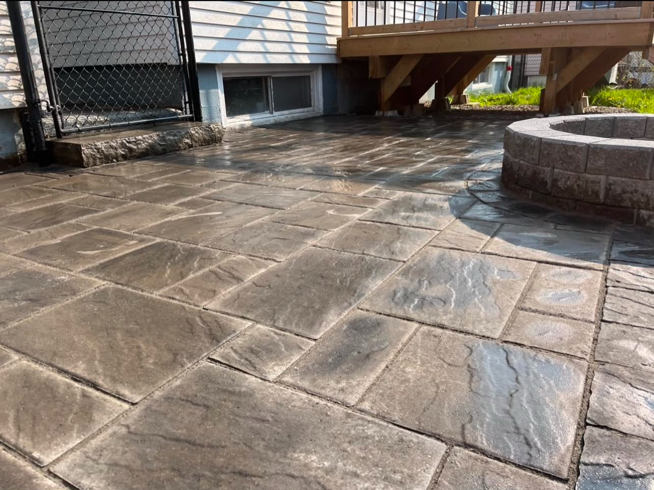 Modern concrete pavement